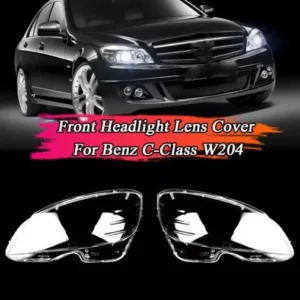 Headlight Headlamp Lens Cover For Mercedes Benz C-Class W204 C300 2008-2011