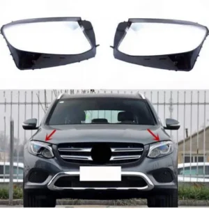 Headlight Clear Lens Cover + Sealant For Mercedes GLC W253 2016-2019